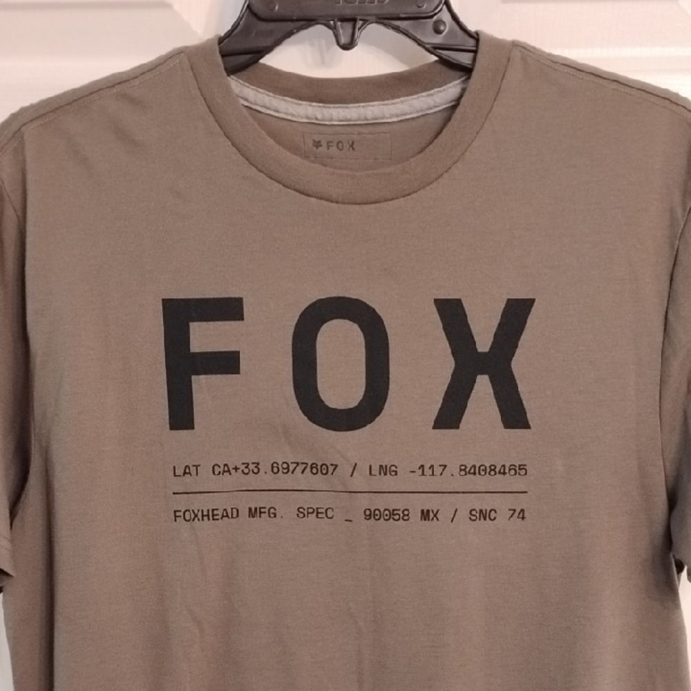 Fox Racing BBMR Staff T-Shirt Men’s Medium Olive Graphic Logo Tee